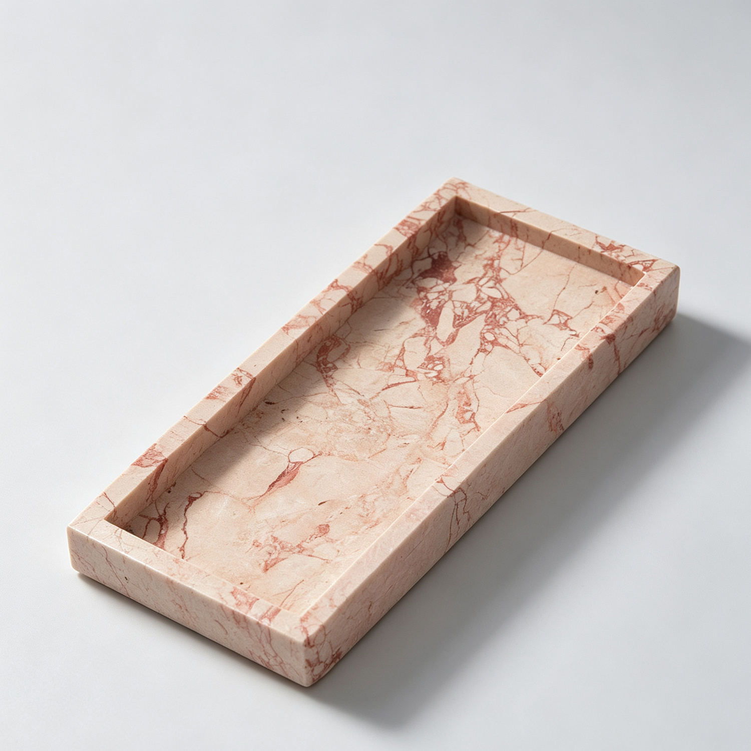 Handmade Marble Tray, Natural Stone Serving Tray, Coffee Table Decor, Luxury Kitchen Accessories, Decorative Marble Tray, Home Decor Gift